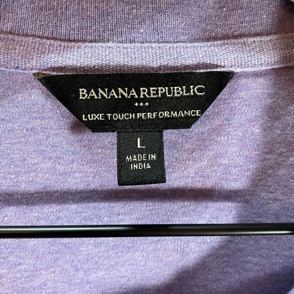 Banana Republic Other - Men’s Banana Republic Purple 100% Cotton Luxury Fabric Size L